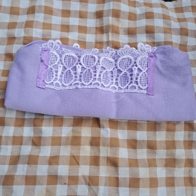 Ciput Mukenah / Ciput nenek / inner hijab jadul / ciput kaos renda