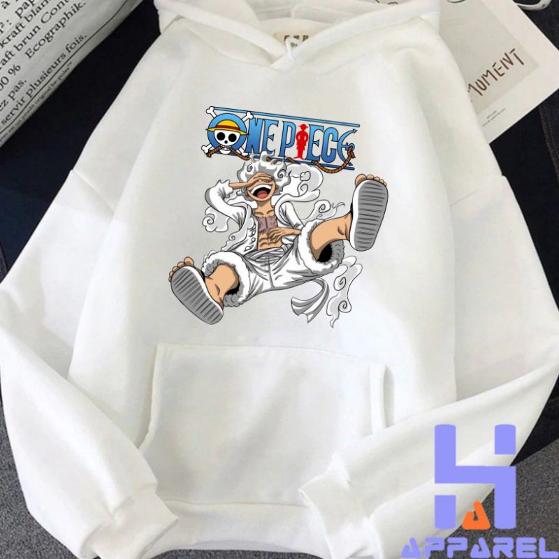 JAKET HOODIE ANAK LUFFY GEAR 5 ONE PIECE