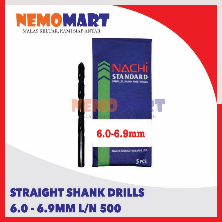 MATA BOR BESI NACHI HSS 6mm 6 mm STRAIGHT DRILLS 6.0 6.0mm 6,0 6,0mm 6.1 6.1mm 6,1 6,1mm 6.2 6.2mm 6
