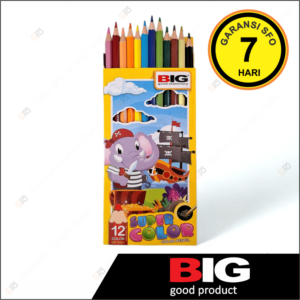 

Pensil Warna Big isi 12 - CP-5001