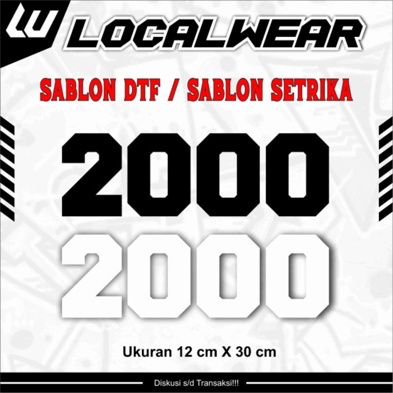 

Sablon Setrika / DTF angka tahun lahir 2000