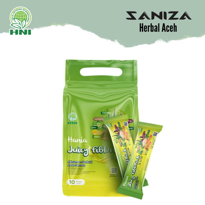 

hania juicy fibdrink lemon HNI hpai jus lemon