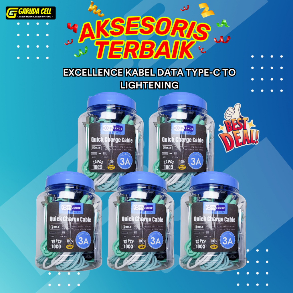 EXCELLENCE KABEL DATA TYPE C LIGHTENING
