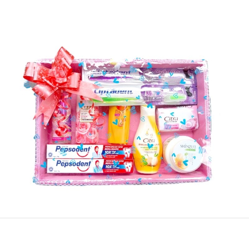 Paket Seserahan Pernikahan Perlengkapan Mandi Box Seserahan Pernikahan Hampers Box Hadiah