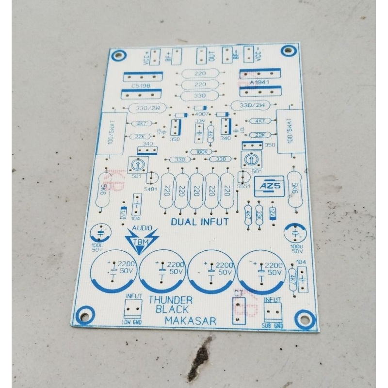 PCB TBM Dual input Fiber