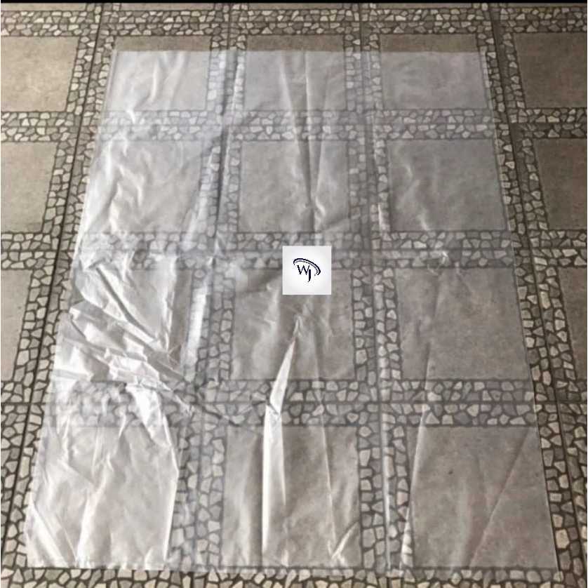 Kantong Plastik Beras 10 KG , Plastik Bening PE 35x50 cm Tebal 08 (80 mic)