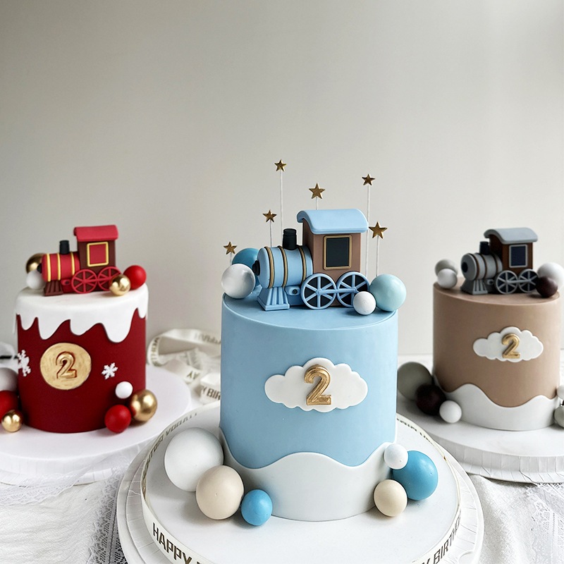 Topper kue anak bayi baby boy cowok kuda horse plane pesawat LOKO KERETA API TRAIN lokomotif ultah