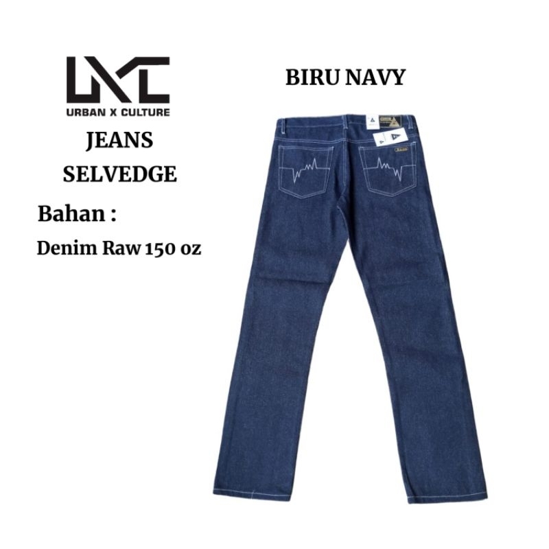 Celana Selvadge Pria Denim Original Asco