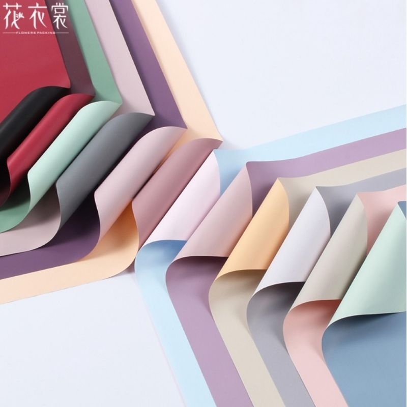

KERTAS BUNGA BICOLOR/WRAPPING PAPER /KERTAS BUKET/FLOWER WRAP