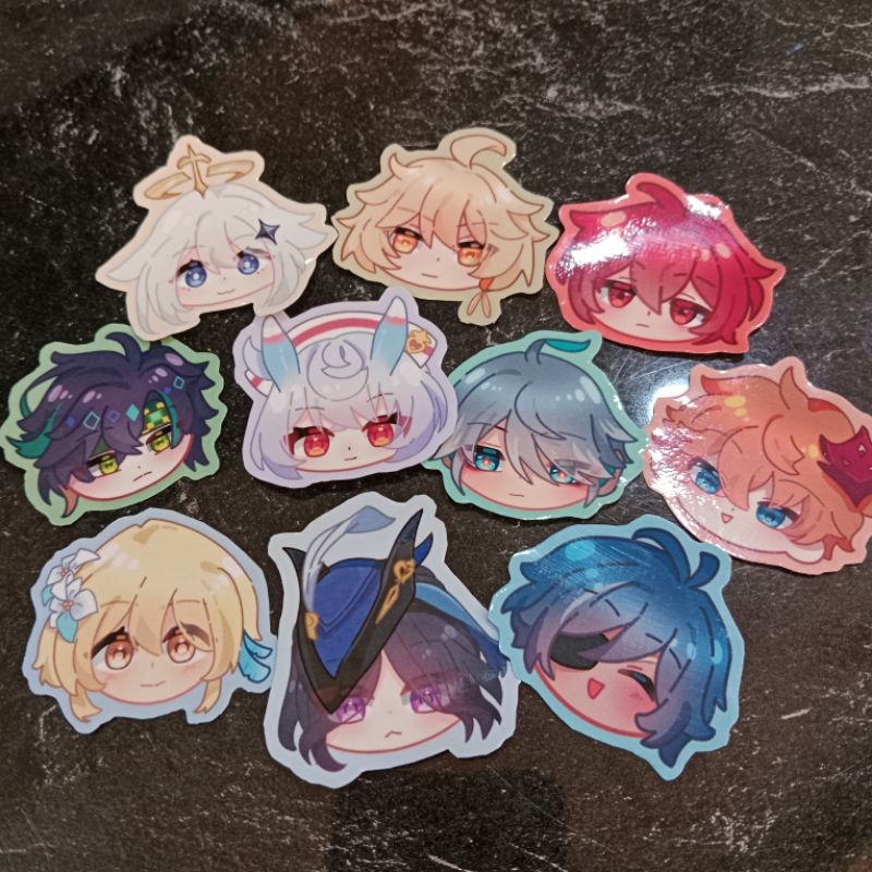 

STICKER VINIYL DIECUT GENSHIN IMPACT V2