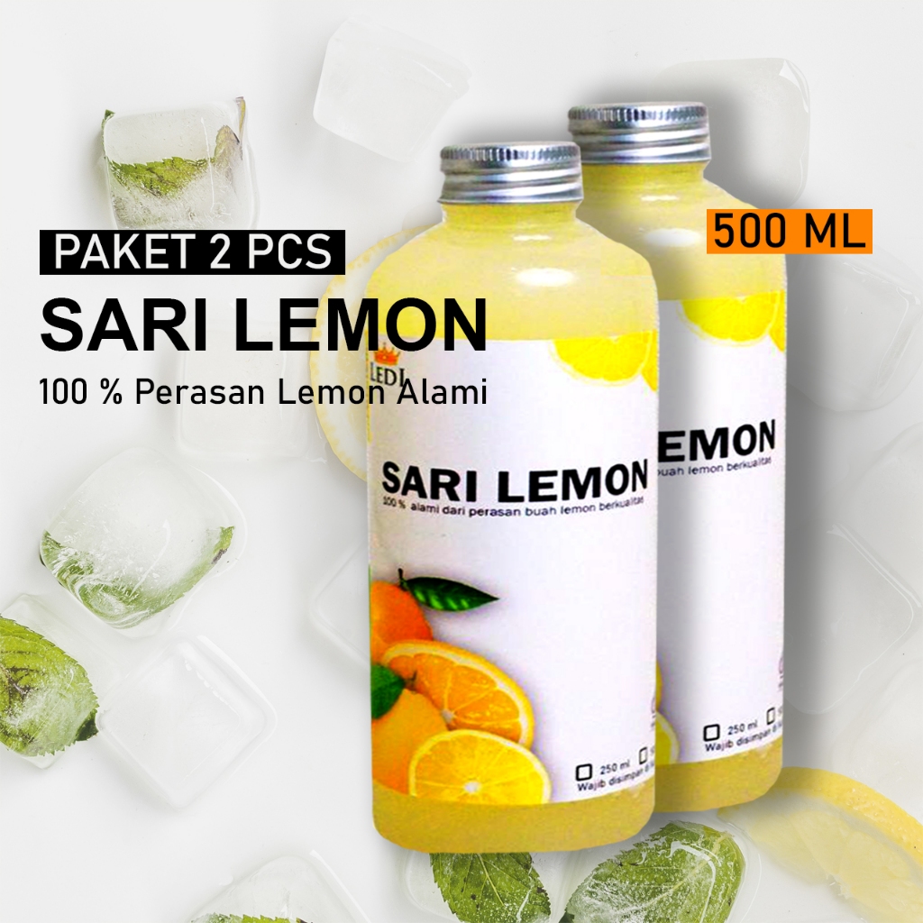

SARI LEMON 1000 ML - BPOM 100% Murni Perasan Lemon - Best Organik