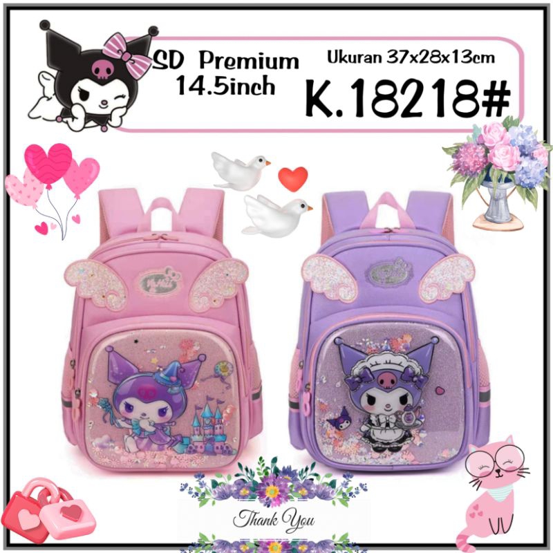 Tas Ransel Import Kuromi Sayap supreme TK B -SD