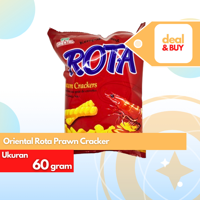 

Oriental Rota Prawn Crackers - Snack Rasa Udang 60g