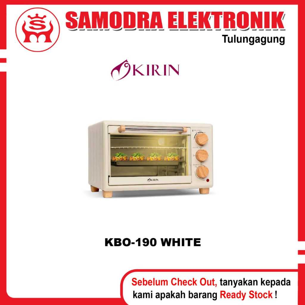 Oven KIRIN KBO-190 White | KBO-190 Black