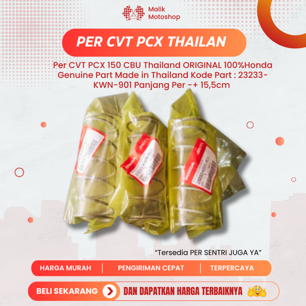 HKS (FreeOngkir) PER CVT PCX 150 ORIGINAL THAILAND PER PCX 150 CBU THAILAND PER CVT PER PEGAS CVT