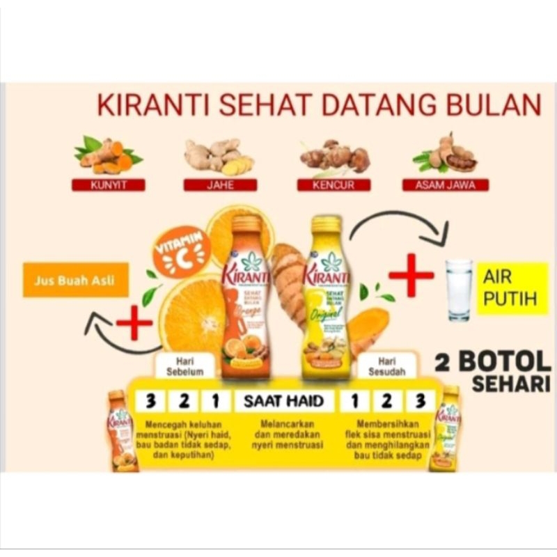 

Original Kiranti Sehat Datang Bulan Juice-Sdb160ml