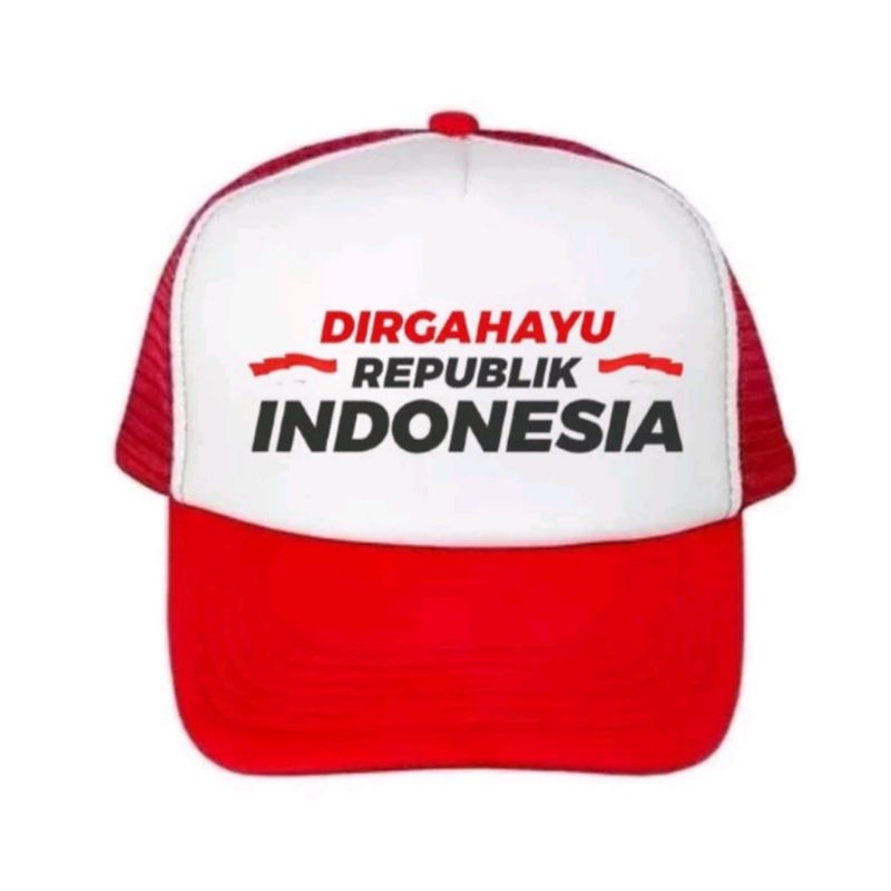 Topi Merah Putih Dirgahayu