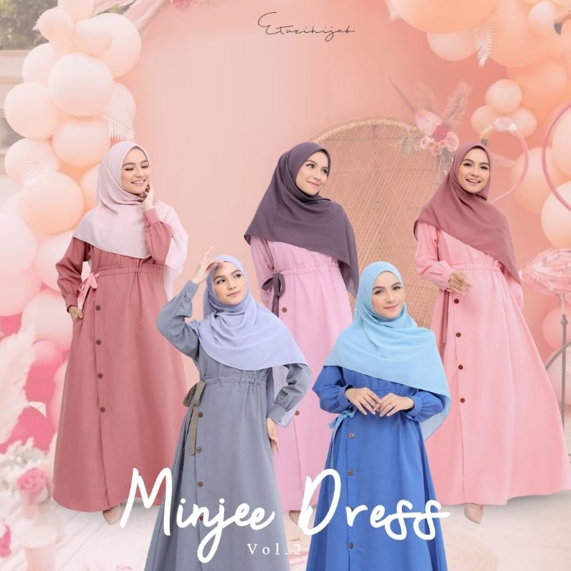 Gamis Minjee Dress Vol 2 By Etuzi Gamis Saja