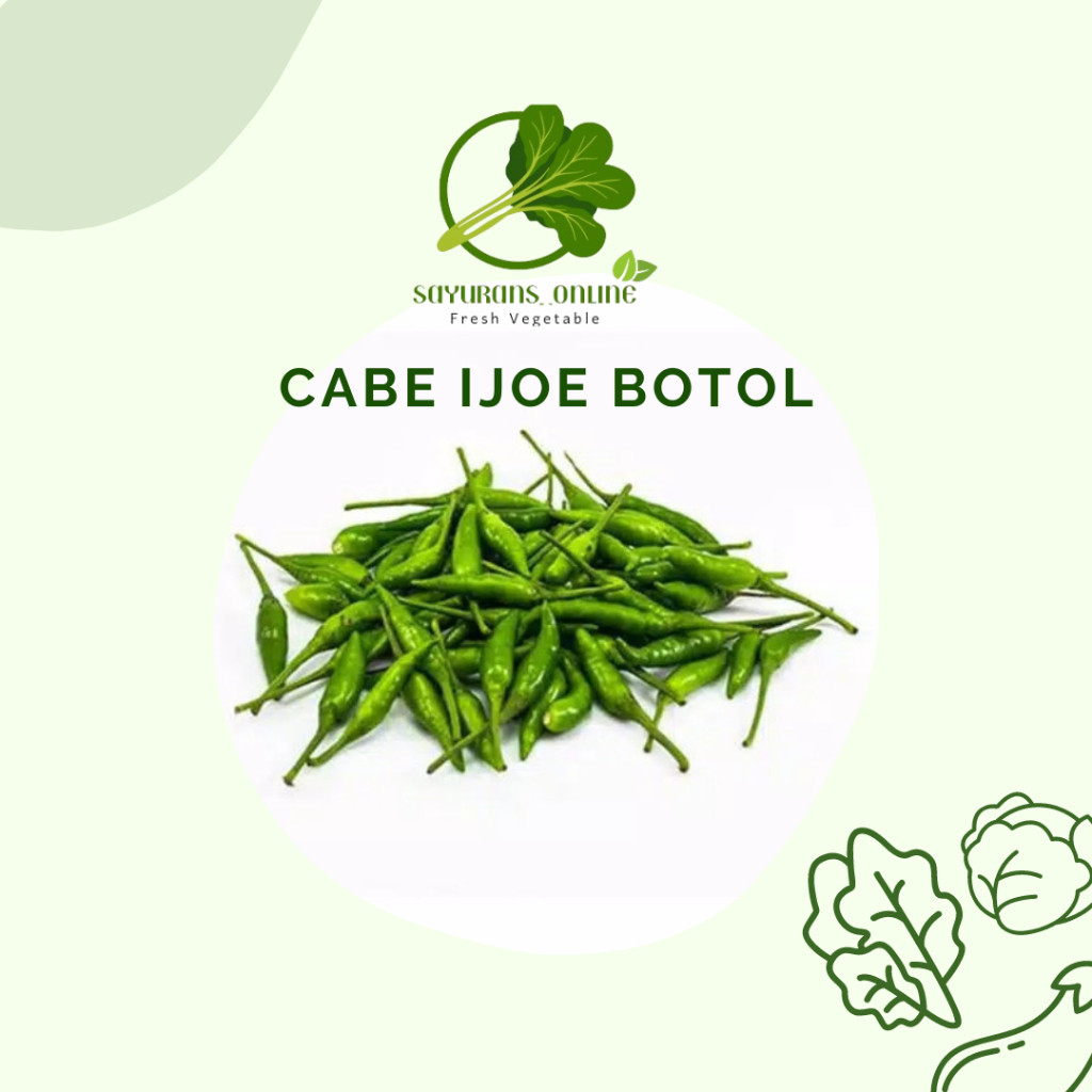 

Cabe rawit Hijau botol 100gram