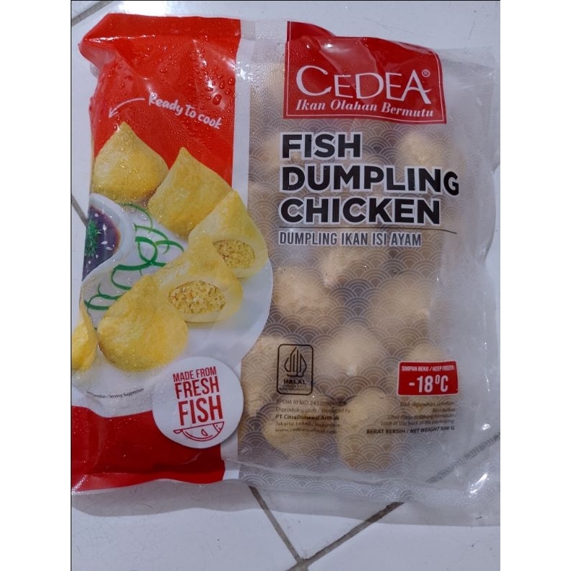 

Cedea fish dumpling chicken