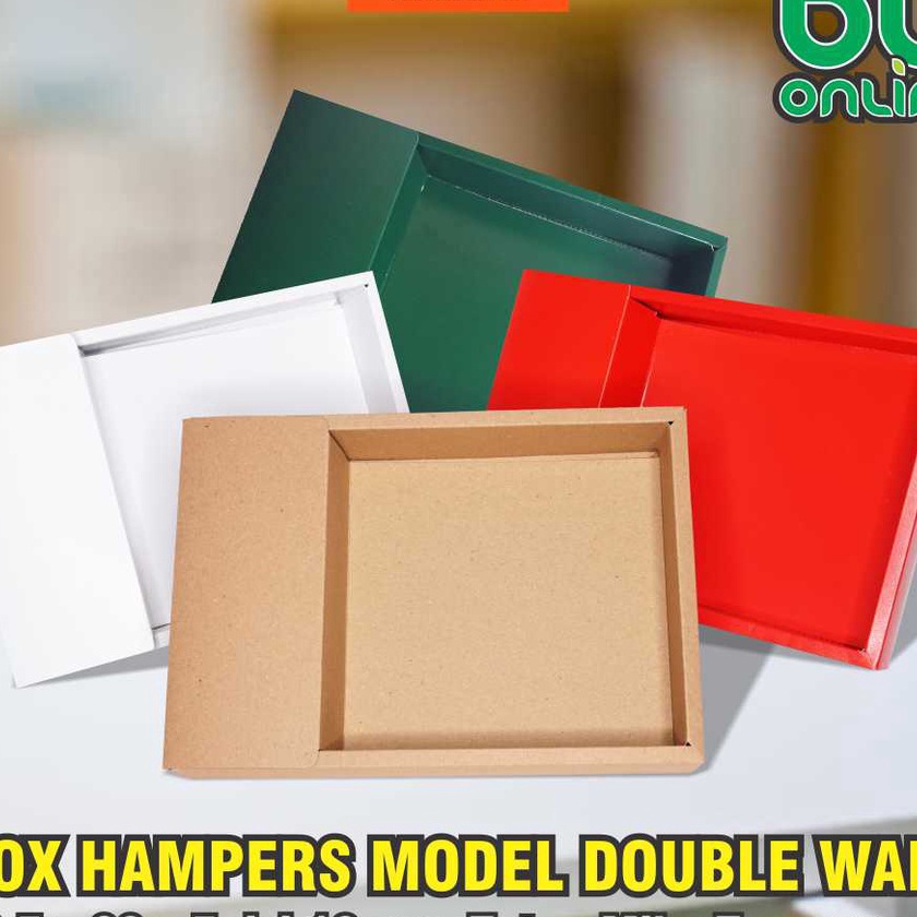 

Pilihan Box Hampers 295x215x55 isi 1 Box Nasi Dus Nasi Sekat Air Mineral Kotak Nasi