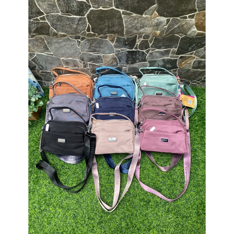 DISKON BESAR tas chibao best seller 1664 bahan kanvas import