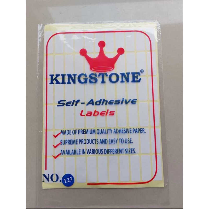 

Kingstone Self Adhesive Labels Stiker Label Penutup Tulisan Penghapus Label Sekolah Label Undangan Label Murah