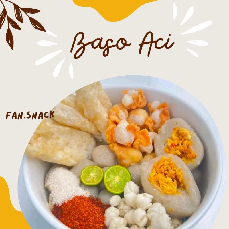 

Basoo Aci Pedas/ Baso aci ayam suwir Paket isi 6 pcs