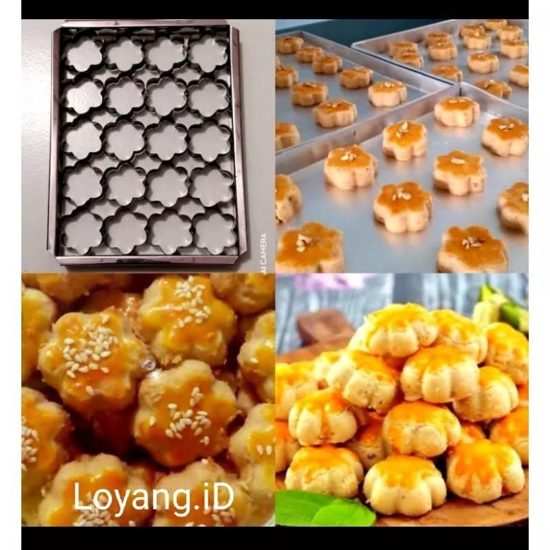 cetakan kue kering bentuk bunga/cetakan kue kering lebaran