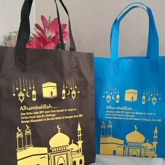

HJ6 1 lusin isi 12 pcs Tas Press souvenir oleholeh haji umroh