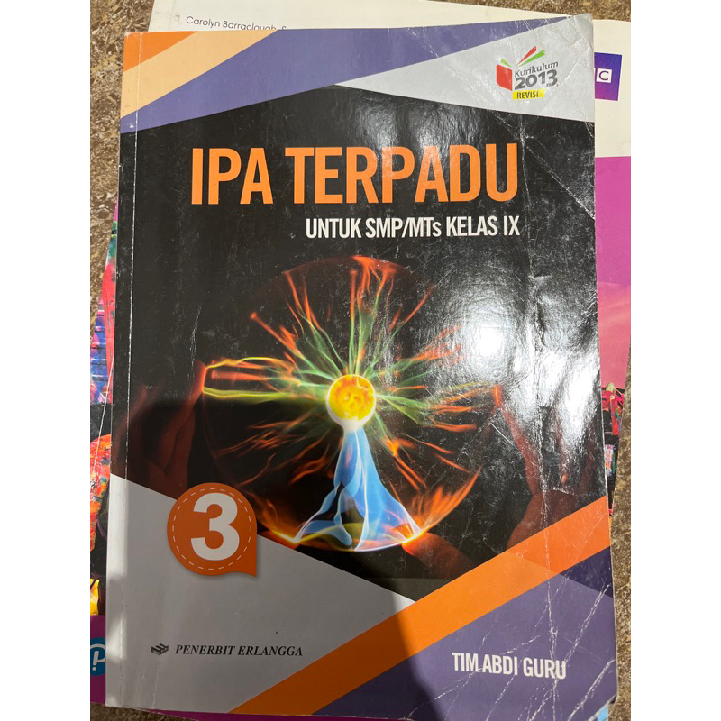 

Buku Erlangga IPA TERPADU SMP kelas IX / 9