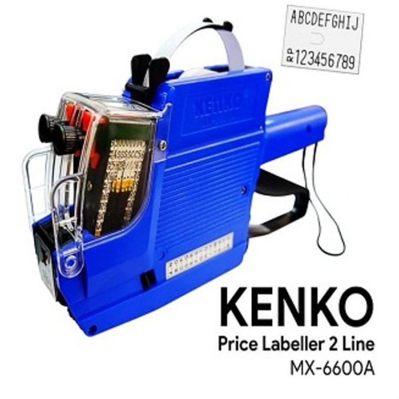 

KHUSUS Mesin Label Harga MX66 Price Labeller Kenko 1 digit 2 Baris