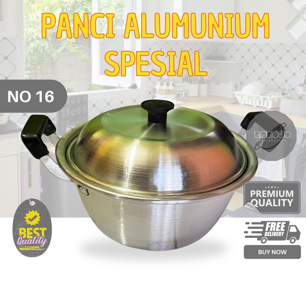 panci tutup aluminium spesial NO 16 citel katel sayur almunium alumunium aluminium murah besar jawa