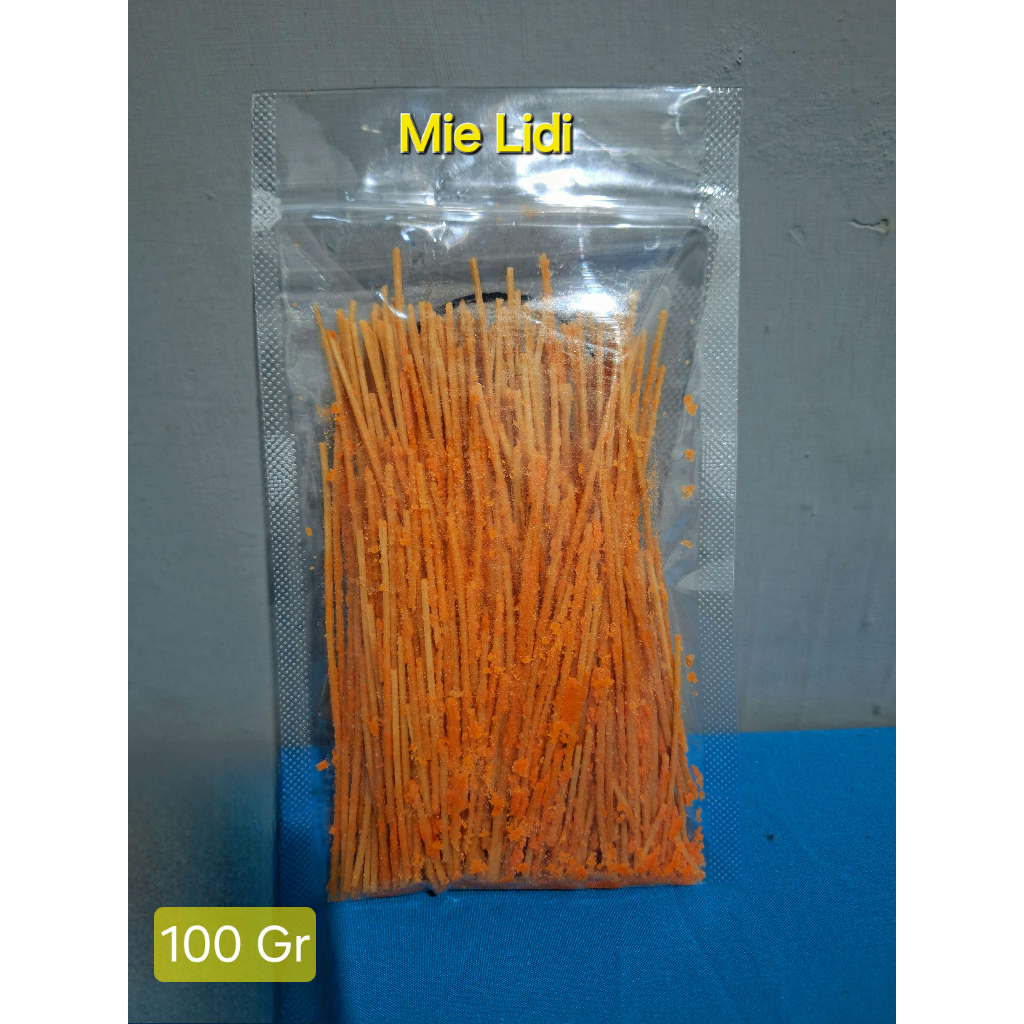 

MIE LIDI / MIE BITING RENYAH KEMASAN KLIP 100GR