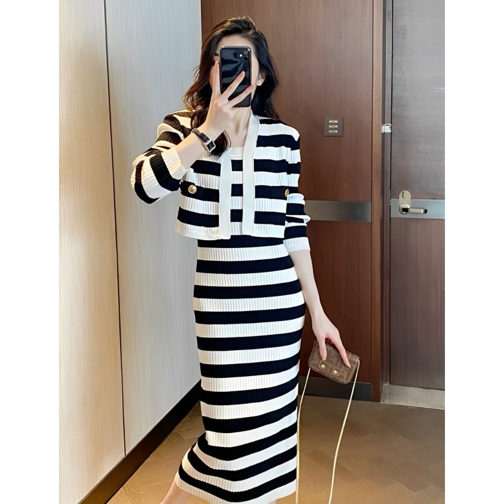 ZRS Set Rajut Hyena Ld 100 - 110 cm P 40 cm - Ld 90 - 100 cm P 110 cm B 350 gr Cotton Polyester #451