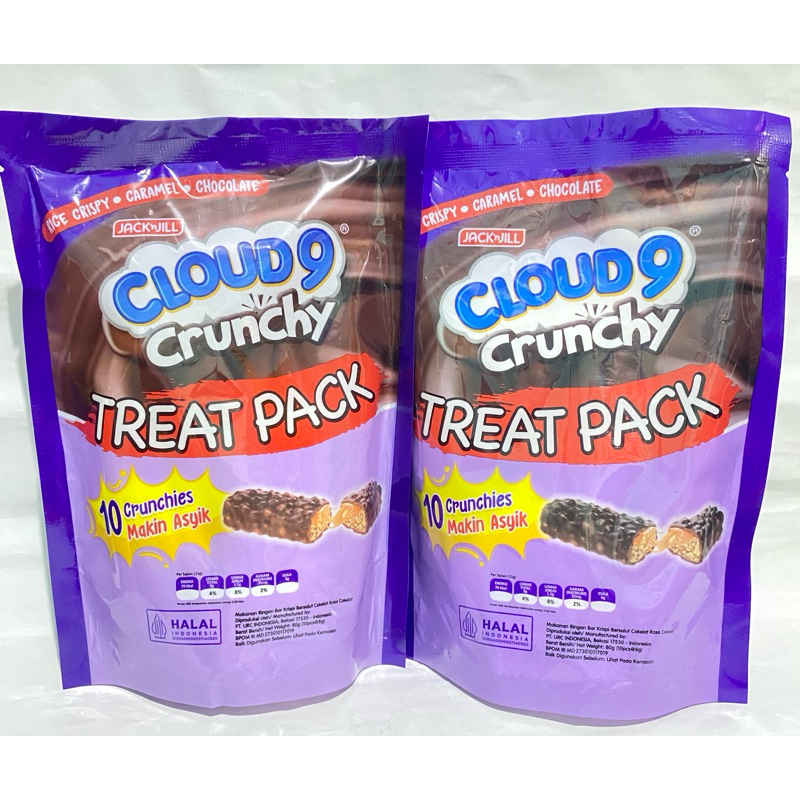 

Jack & Jill Chocolate Bar Cloud 9 Crunchy Treat Pack Local Product Halal