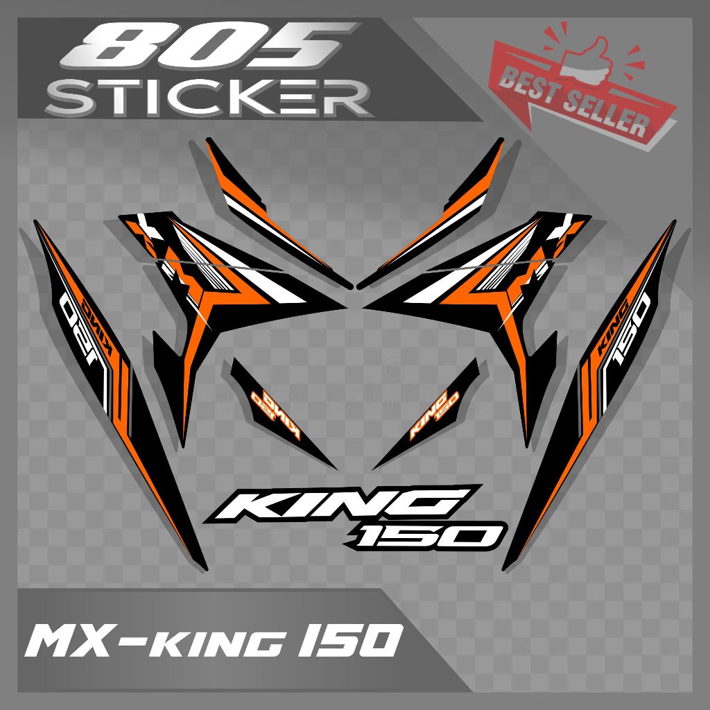 STRIPING MX-KING/STIKER MX-KING/STRIPING MOTOR MX-KING150 MALAYSIA