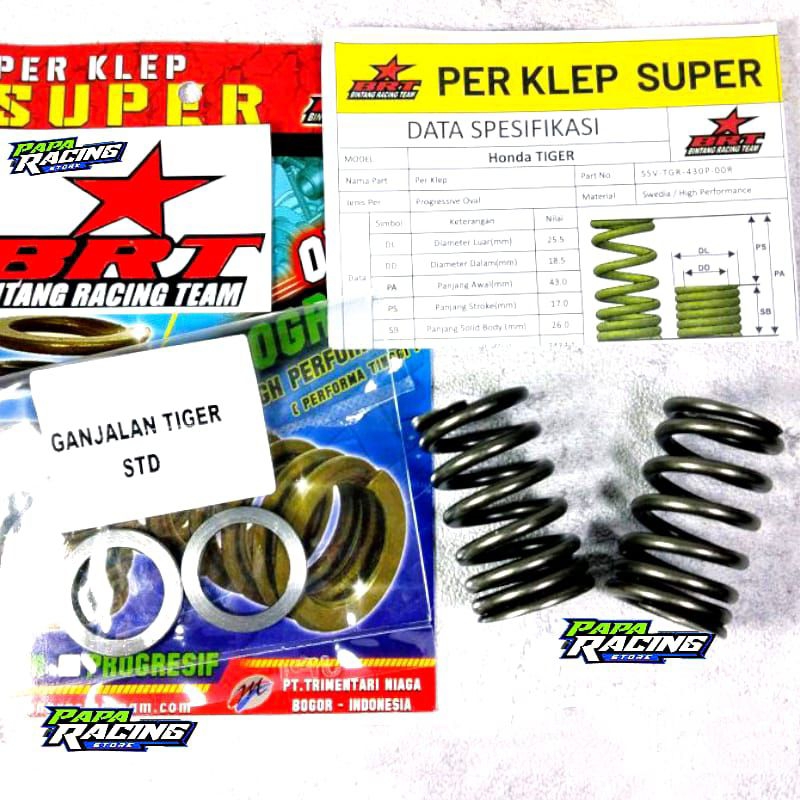 PER KLEP BRT TIGER + RING PROGRESIF PERKLEP TIGER SET RING ORIGINAL BRT