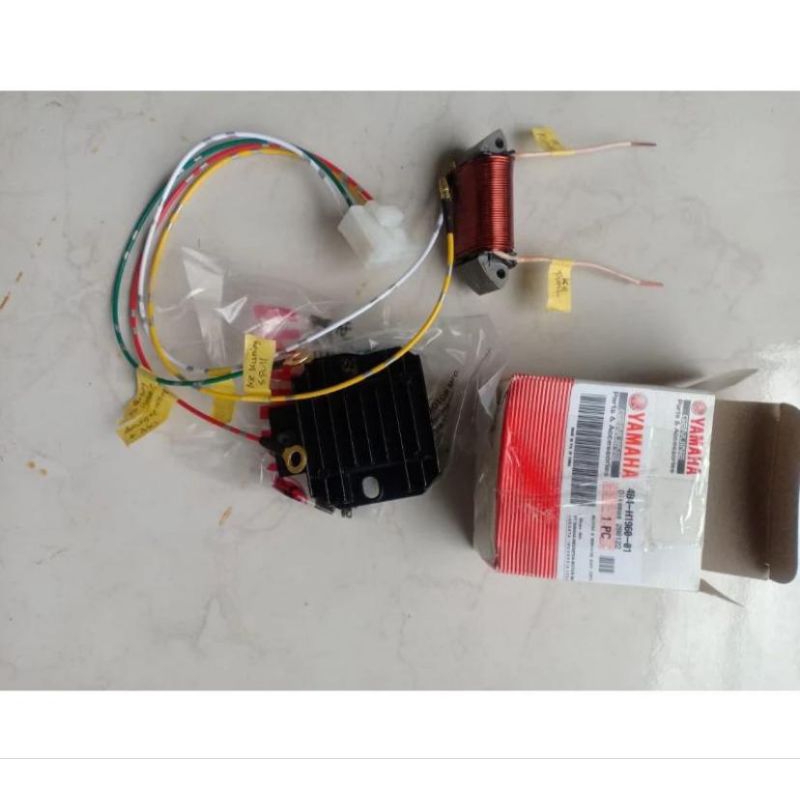 Paket Fullwave spul/spull lampu HONDA WIN 100 Astrea Prima Astrea Star Fullwave 12v volt + kiprok or