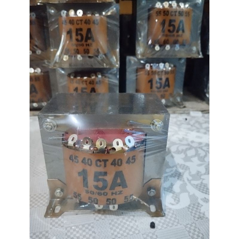 Trafo Original 15A CT 55V CSH Travo 15A CT55V Original Murni