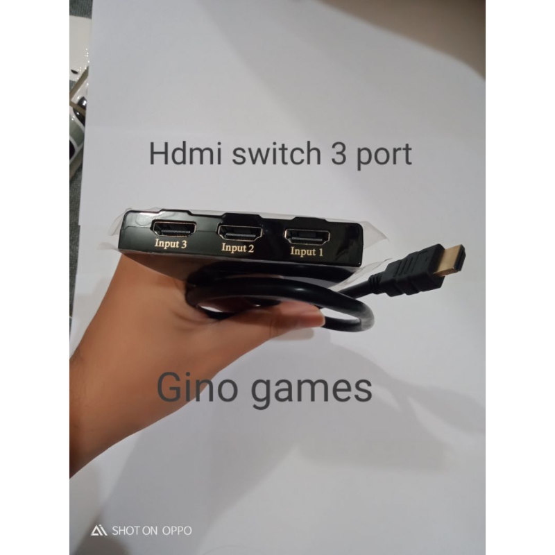 HDMI SWITCH 3 PORT / HDMI CABANG 3 / HDMI PARALEL SWITCHER