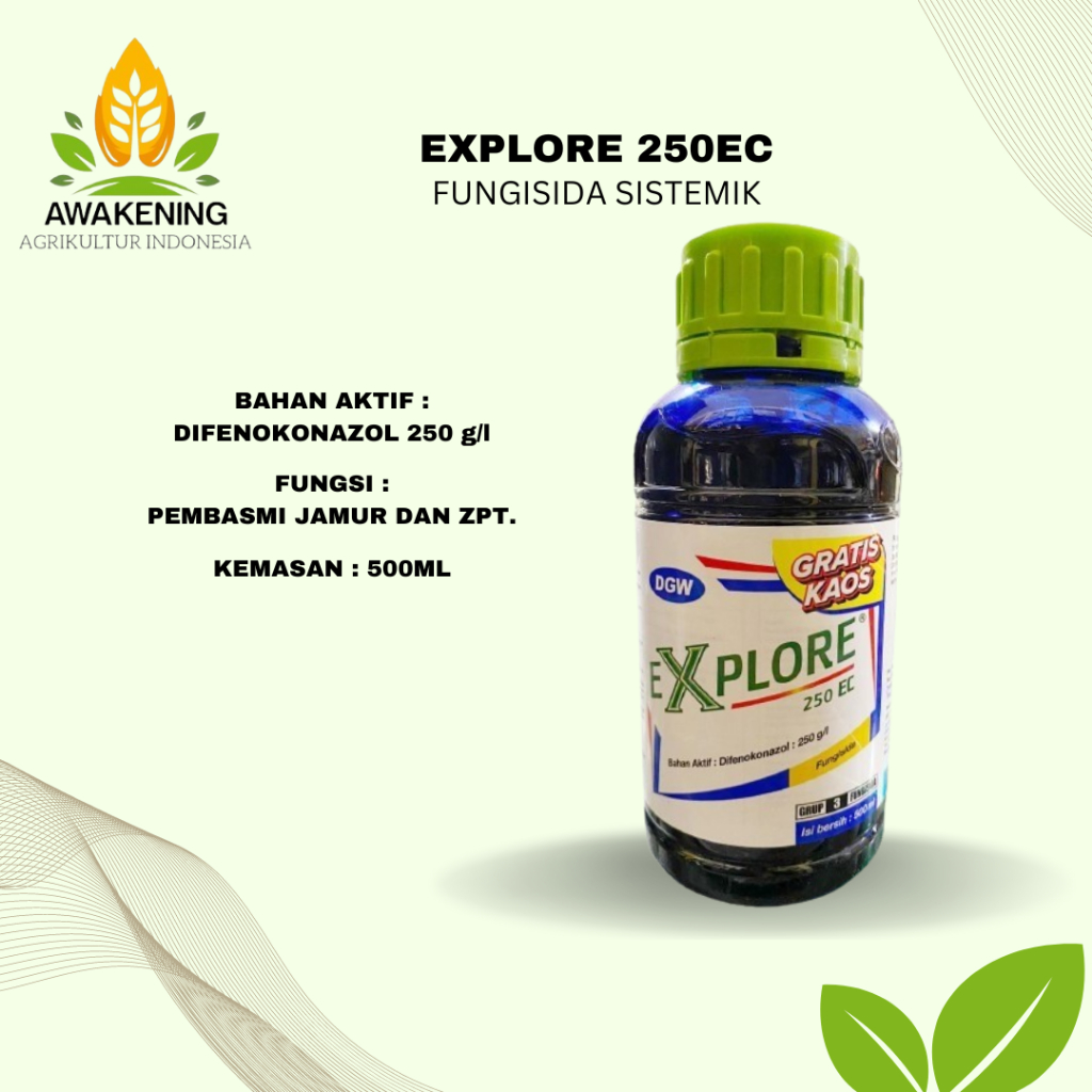 EXPLORE 250EC 500ML FUNGISIDA SISTEMIK difenokonazol (Free Kaos)