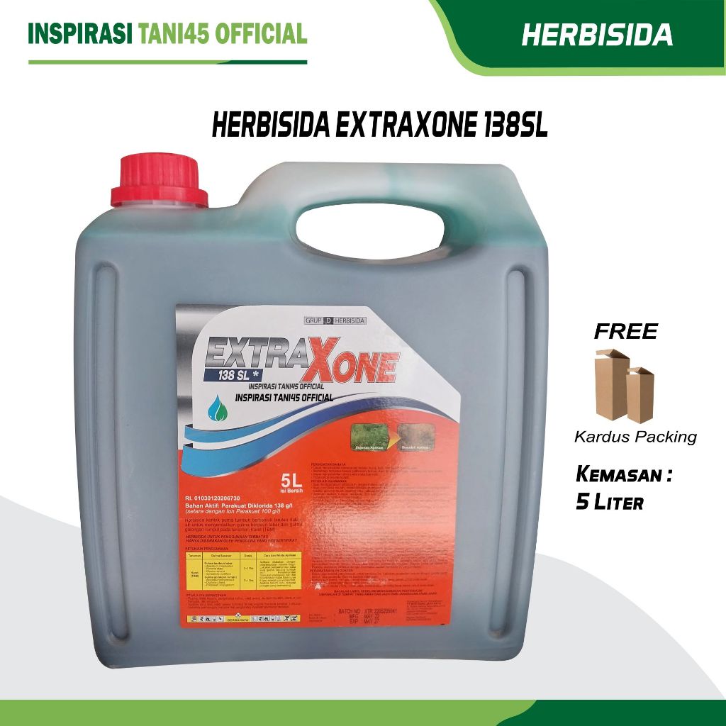 EXTRAXONE 138SL 5 liter Herbisida Pembasmi Rumput Liar