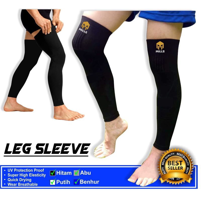 Deker Kaki/Manset Kaki Olahraga Leg slevee Pelindung Lutut Pria Wanita Manset kaki