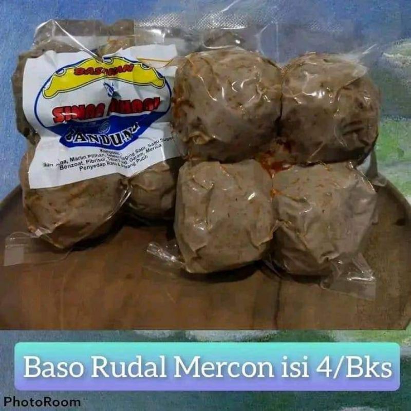

Baso ikan rudal mercon super isi 4 pc