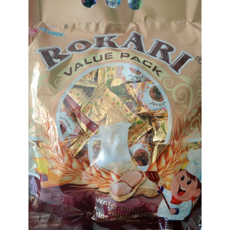 

ROKARI VALUE CHOCOLATE 350 GR ISI 50