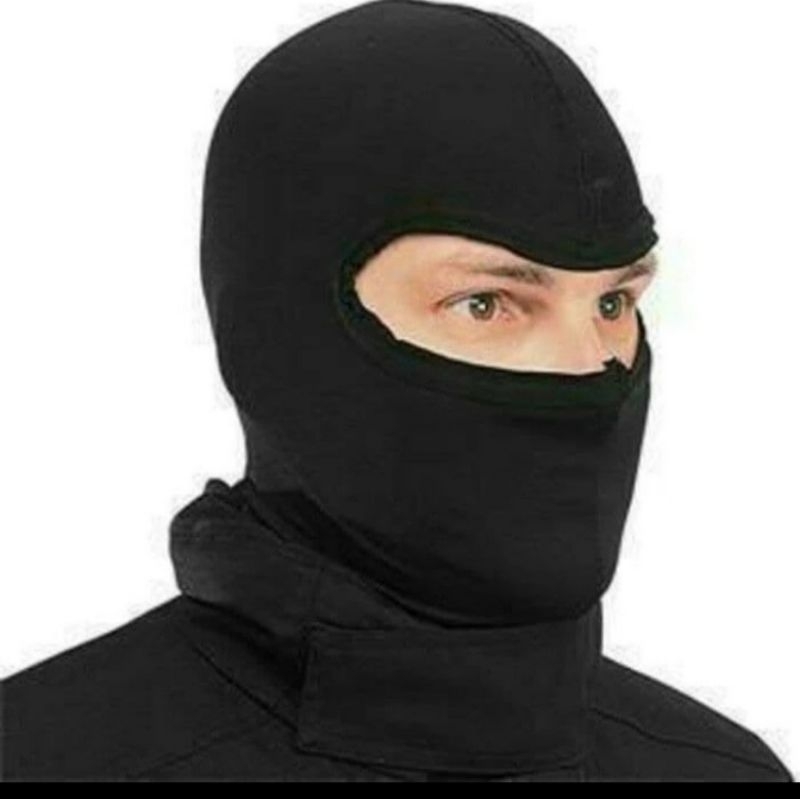 Sarung Kepala Helm Mask Masker Motor Topeng Ninja Cover Penutup Kepala