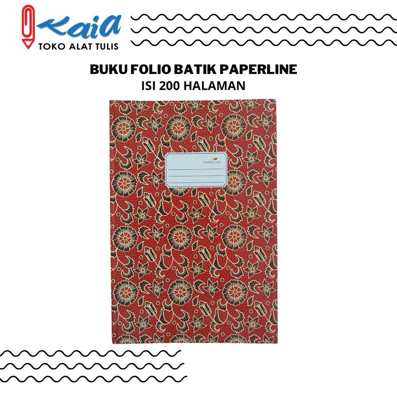 

BUKU FOLIO BATIK PAPERLINE ISI 200 HALAMAN