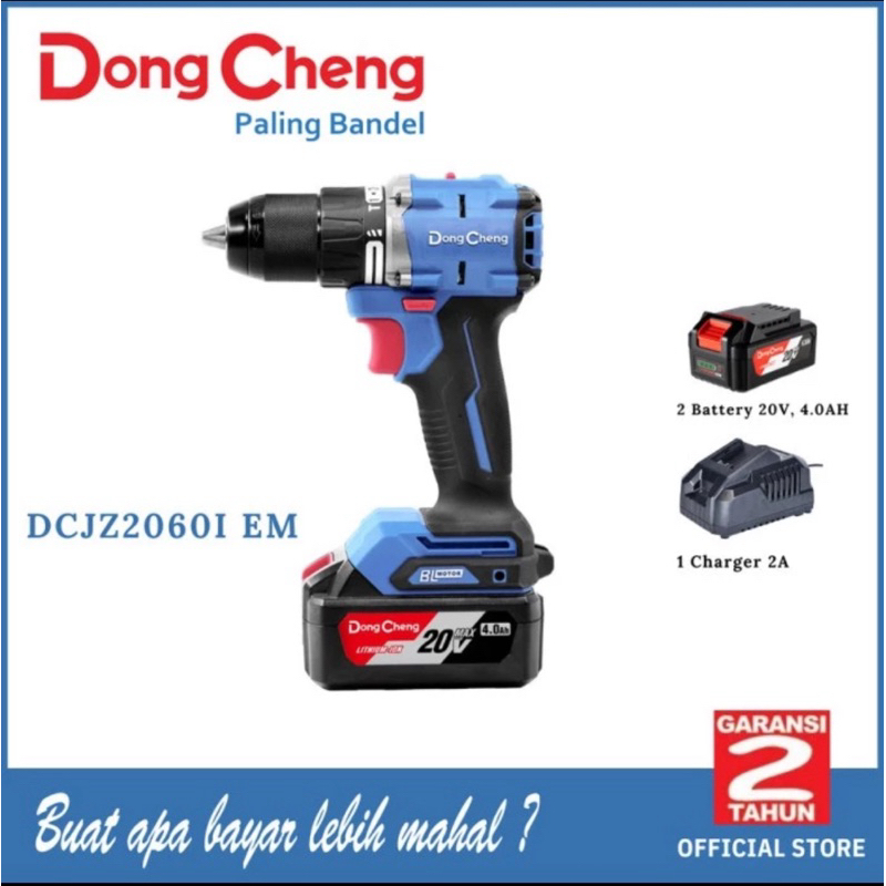 BOR HAMMER DRILL CORDLESS BRUSLESS DONGCHENG DCJZ2060 EM