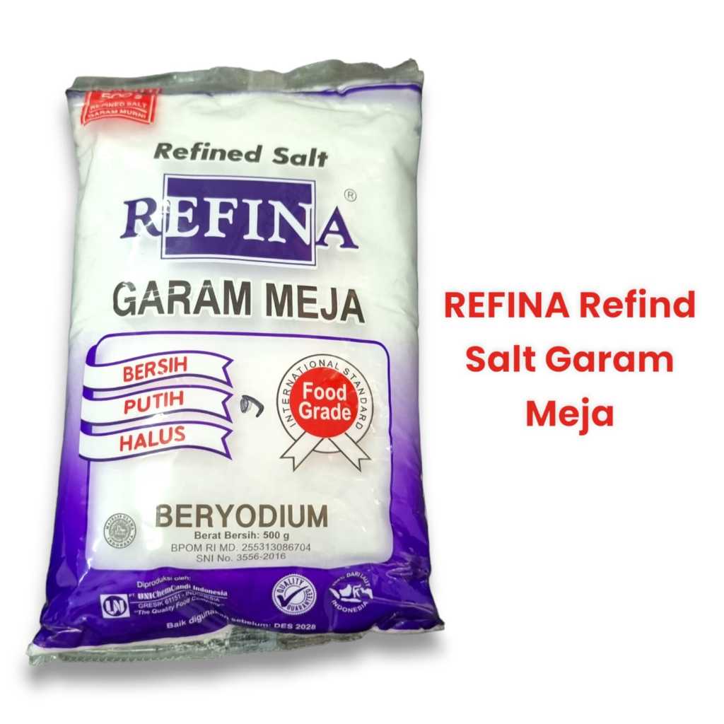 

Refina Refined Salt Garam Halus 500g